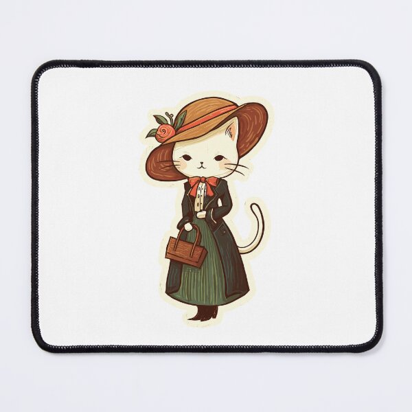 Item preview, Elegant Victorian Era Cat designed and sold by bapupa.