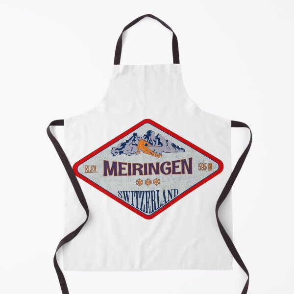 Item preview, Meiringen, Switzerland, Vintage skiing badge design designed and sold by Wanderful-roads.
