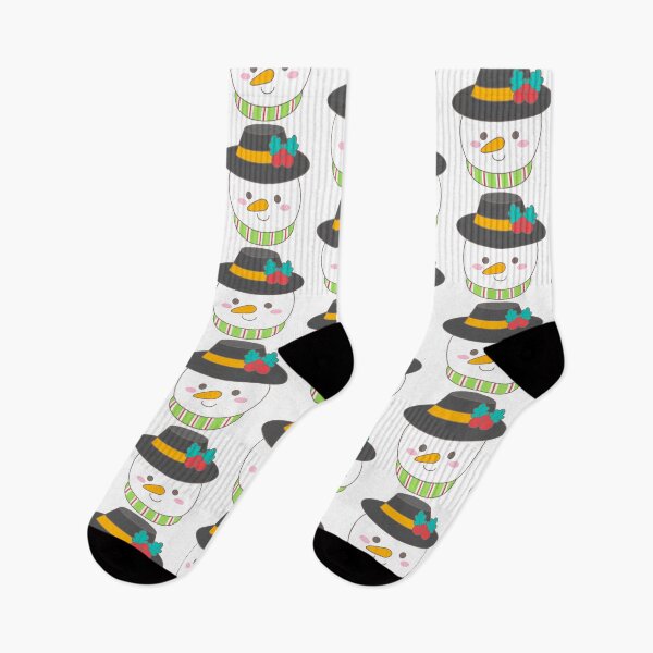 Item preview, Cute Sweet Snowman wearing a hat designed and sold by nuchz.