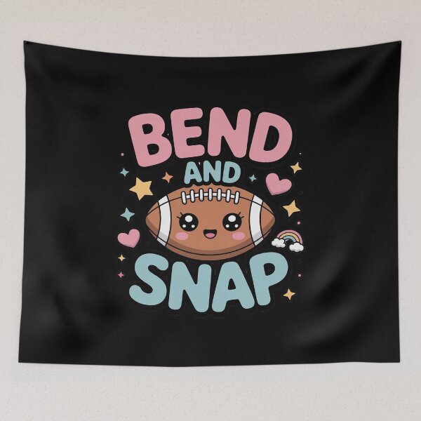 Item preview, Cute Kawaii Football – Bend and Snap Pastel Chibi Sports designed and sold by DetroitMug.