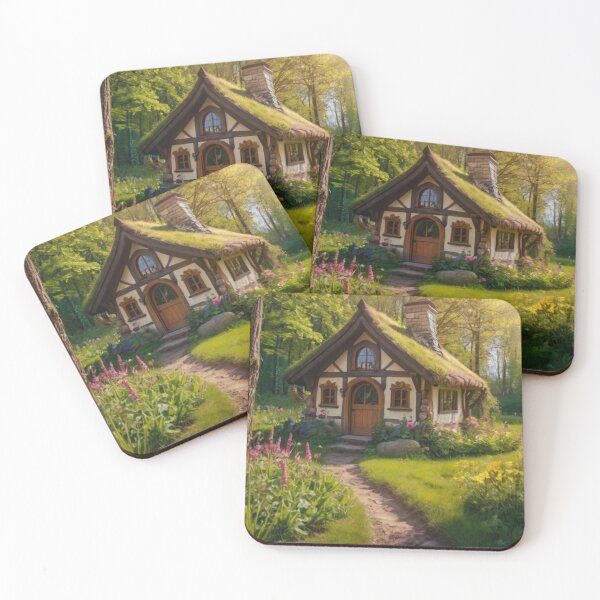 Item preview, Fairytale Witch’s Home in the Enchanted Nature Grove designed and sold by BlareBlare.
