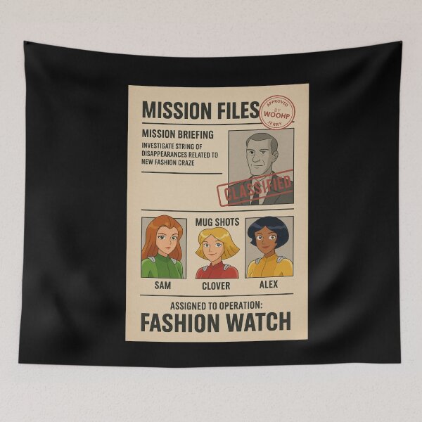 Artikelvorschau, Totally Spies Missionsdateien im Überformat entworfen und verkauft von kiaray5454.