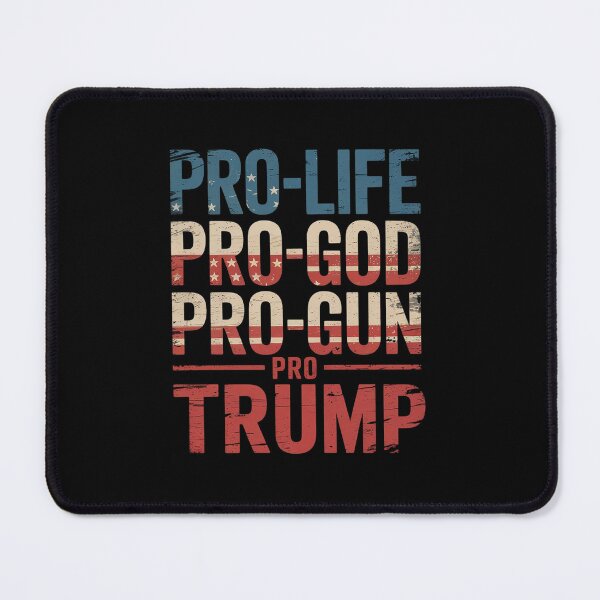 Item preview, Pro Life God Gun Trump USA Re-elect Donald Trump 2020 designed and sold by GamtosMintys.