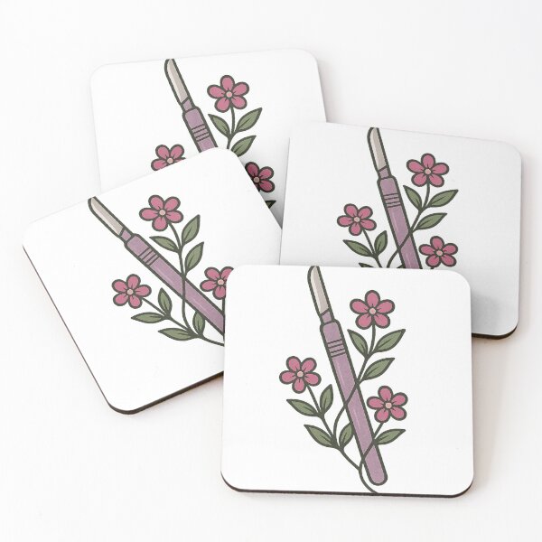 Item preview, Floral Esthetician Dermaplane Scalpel Design designed and sold by spiritualgirly.