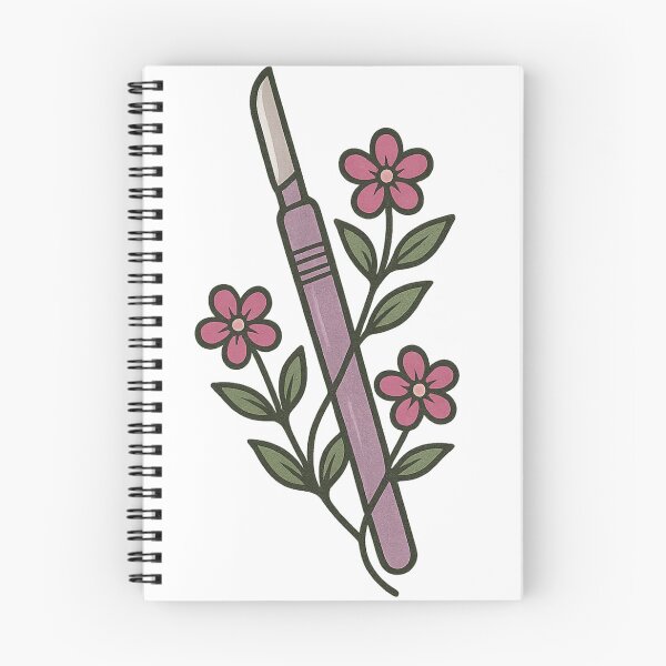 Item preview, Floral Esthetician Dermaplane Scalpel Design designed and sold by spiritualgirly.