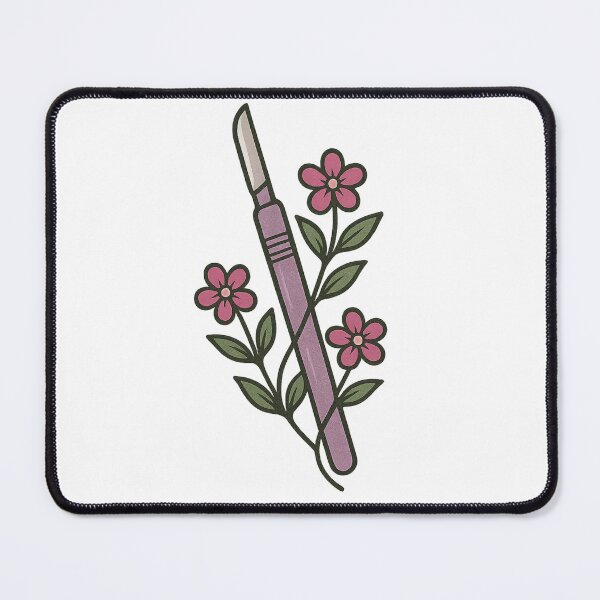 Item preview, Floral Esthetician Dermaplane Scalpel Design designed and sold by spiritualgirly.