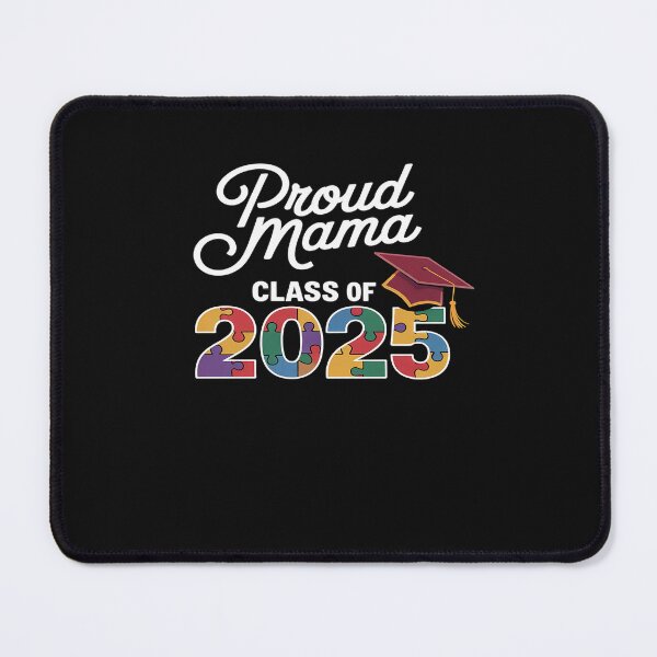 Item preview, Proud Mama Class of 2025 Autism Puzzle Graduation Senior designed and sold by GaryBellcvbnb.
