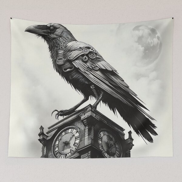 Item preview, Clockwork Raven Ascendant designed and sold by ONYX Pixee.
