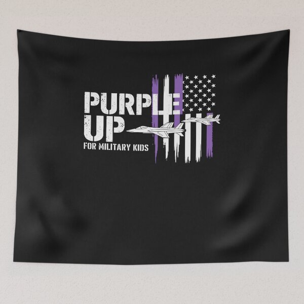 Item preview, Purple Up For Military Kids Flag Military child Month designed and sold by GaryBellcvbnb.