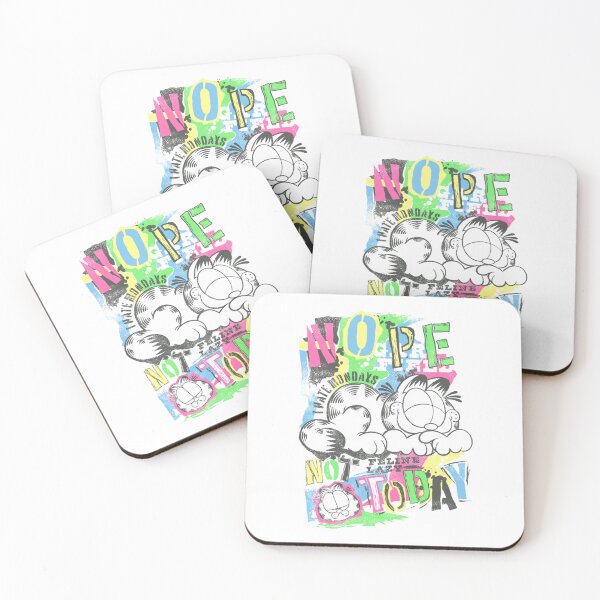 Item preview, Nope Not Today Lazy Feline Retro Graffiti Essential  designed and sold by ariav94830.