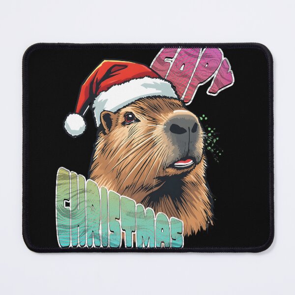 Item preview, Cappy Christmas Funny Capybara designed and sold by ArtFeverShop.