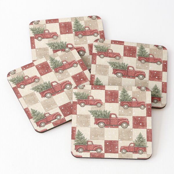 Item preview, Red Christmas Truck designed and sold by Merrylands Artshop.