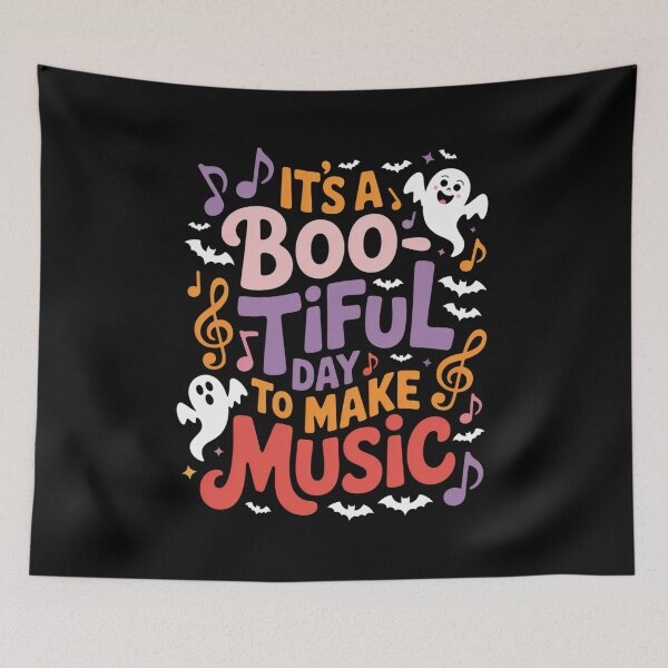 Item preview, It's a Bootiful Day to Make Music Halloween Music Teacher  designed and sold by HollyBellArtSte.