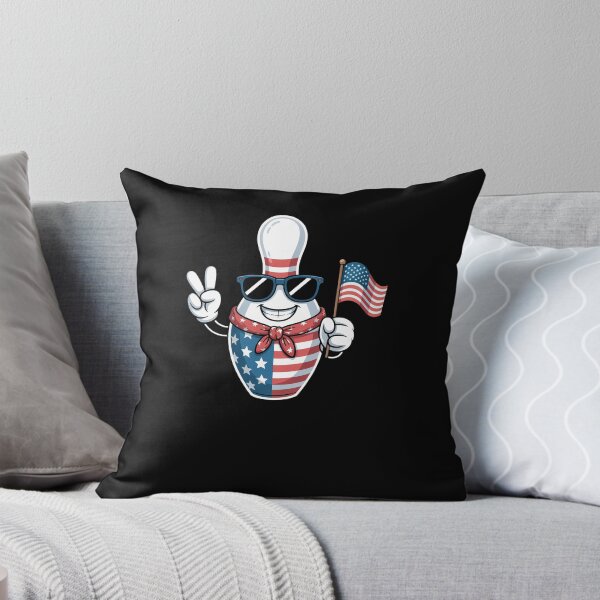 Item preview, Bowling Pin American Usa Flag 4Th Of July designed and sold by DianaStantzo.