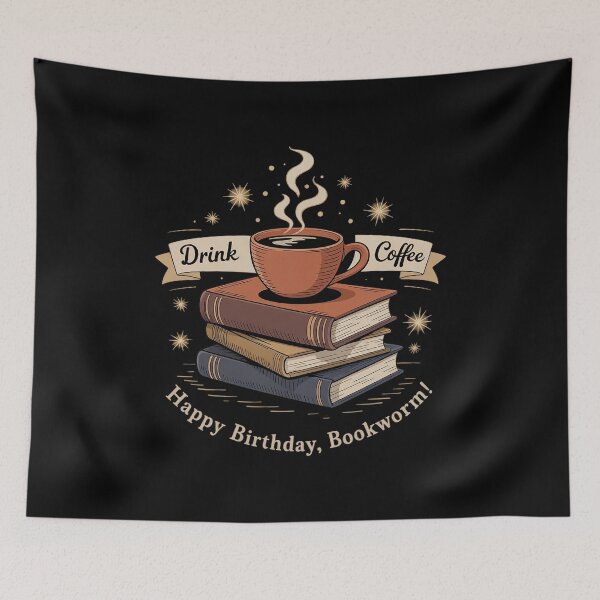 Item preview, Drink Coffee Read Books designed and sold by RayhendersonArt.
