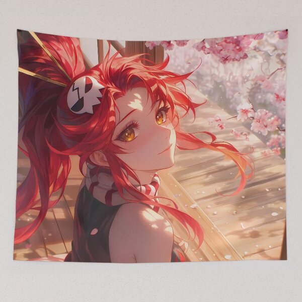 Item preview, Yoko Littner Cherry Blossom Gurren Lagann Anime Girl Japan Spring Warm Blossom designed and sold by Raslbazola.