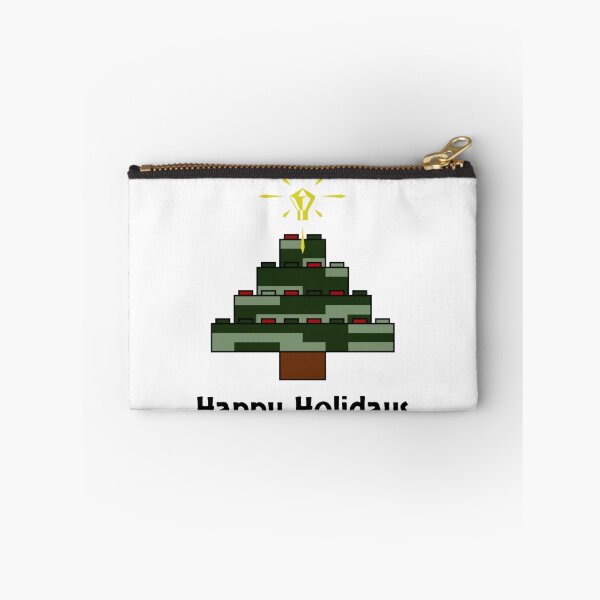 Item preview, Brick Archaeology Christmas Tree Happy Holidays  designed and sold by JeanSeth.