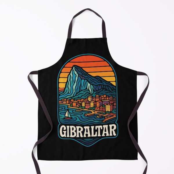 Item preview, Gibraltar Retro Trippy Travel designed and sold by TomFrontierArt.