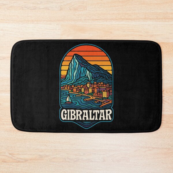 Item preview, Gibraltar Retro Trippy Travel designed and sold by TomFrontierArt.