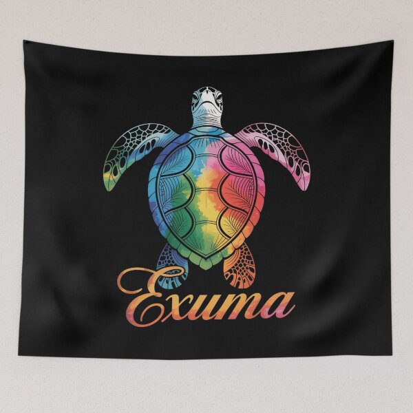 Item preview, Exuma Bahamas Sea Turtle Family Vacation Summer Beach 2025 designed and sold by RayhendersonArt.