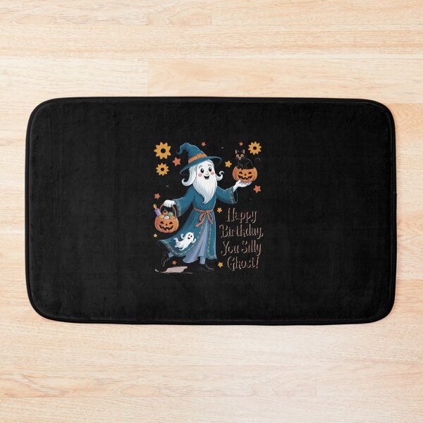 Item preview, Ghost Holding Black Cat Lover Halloween 2025 Groovy Floral designed and sold by HollyBellArtSte.