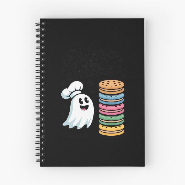 Item preview, Cute Phantom of The Snackera Ghost for Halloween Fun designed and sold by DetroitMug.