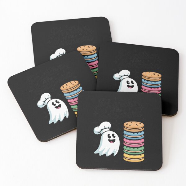 Item preview, Cute Phantom of The Snackera Ghost for Halloween Fun designed and sold by DetroitMug.