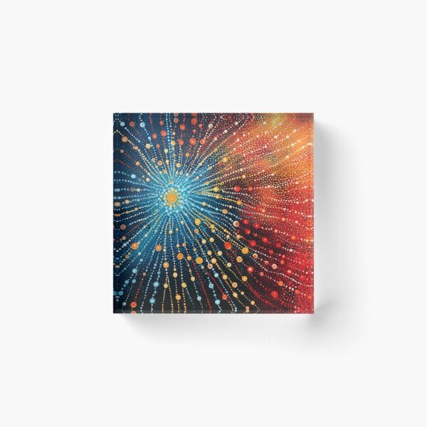 Item preview, Aboriginal Inspired Dot Art - The Ocean is on Fire designed and sold by GrinGalore.