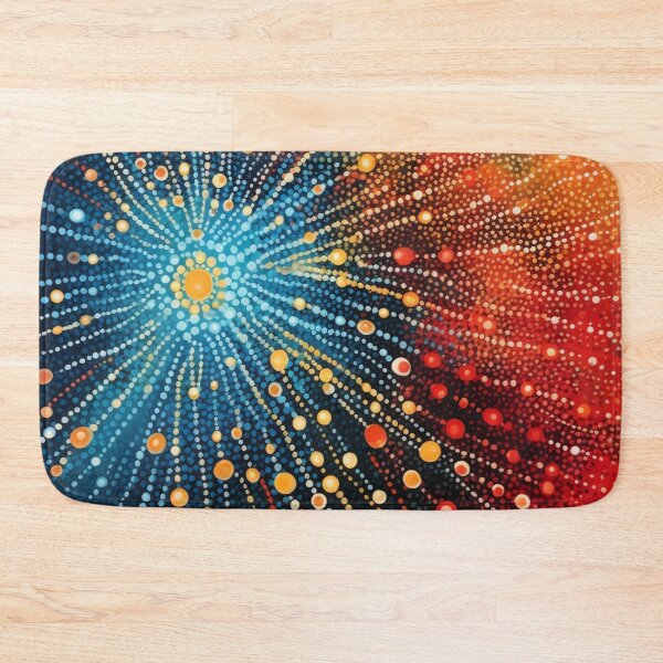 Item preview, Aboriginal Inspired Dot Art - The Ocean is on Fire designed and sold by GrinGalore.