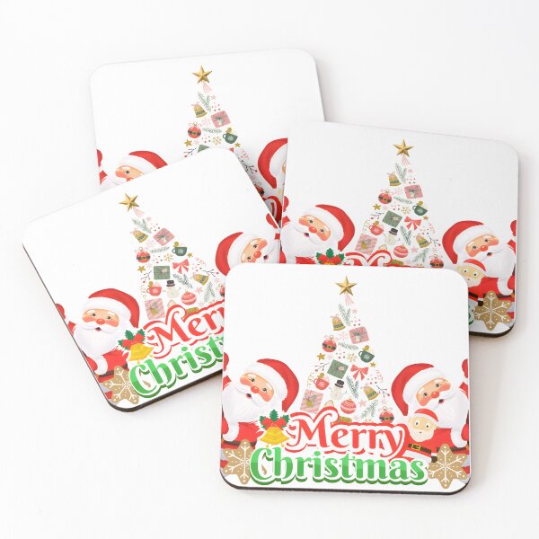 Item preview, 	Cute Santa Trio Holiday Illustration designed and sold by PixelInfinite.