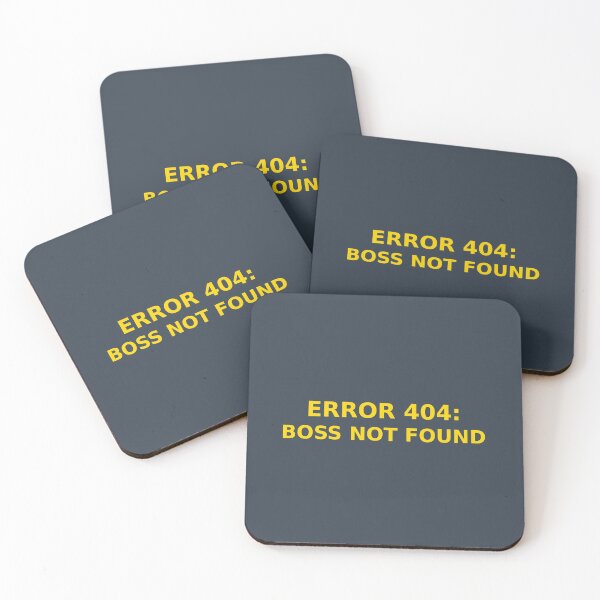 Item preview, Error 404 Boss Not Found Funny Entrepreneur Self Employed designed and sold by HustleHardCo.
