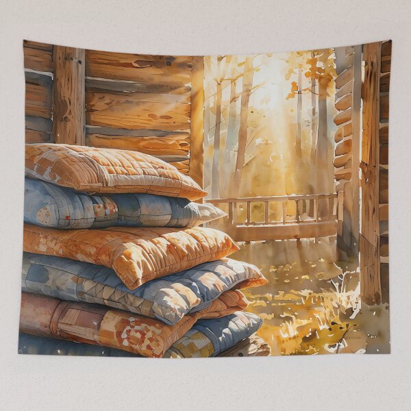 Item preview, Cabin Quilt Comforts designed and sold by ONYX Pixee.