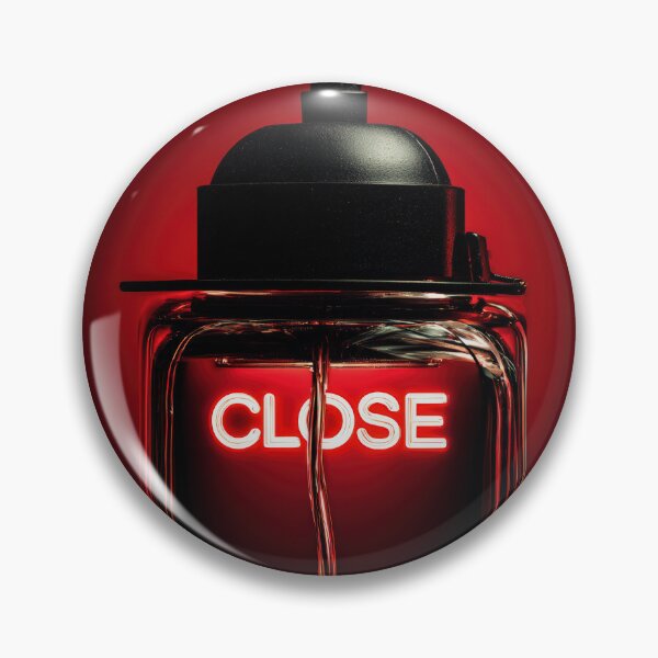 Item preview, Copy of Copy of Neon “CLOSE” Sign Inside Light Bulb – Modern Red Glow Aesthetic designed and sold by Grafititee.