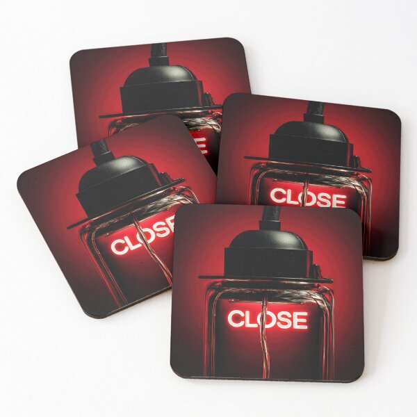 Item preview, Copy of Copy of Neon “CLOSE” Sign Inside Light Bulb – Modern Red Glow Aesthetic designed and sold by Grafititee.