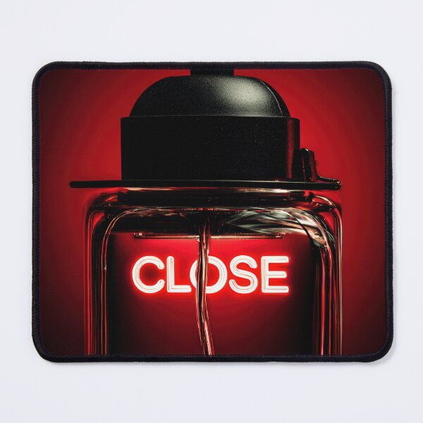 Item preview, Copy of Copy of Neon “CLOSE” Sign Inside Light Bulb – Modern Red Glow Aesthetic designed and sold by Grafititee.