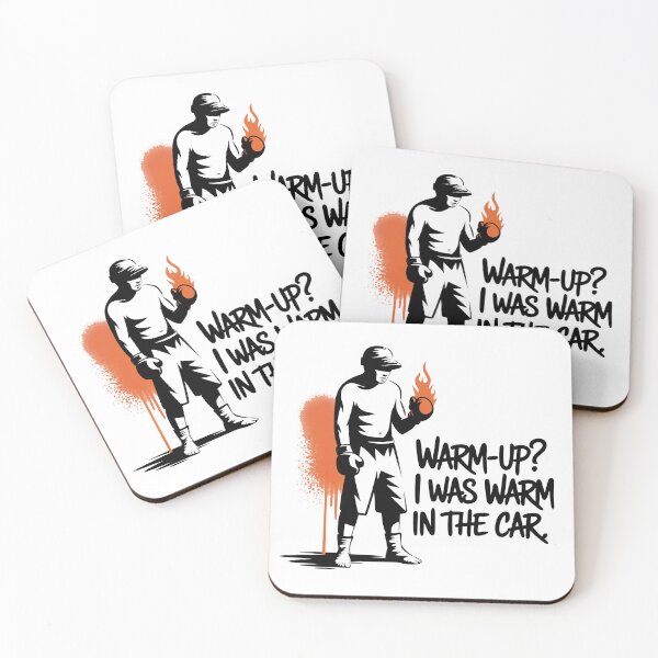 Item preview, Warm-Up? I Was Warm In The Car – Funny Martial Arts Street Art Design designed and sold by WSPrintCrafter.