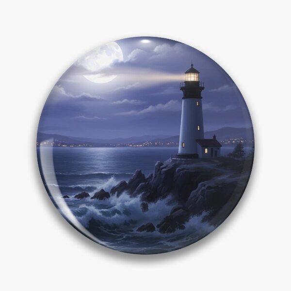 Item preview, Night Lighthouse designed and sold by Azrora.