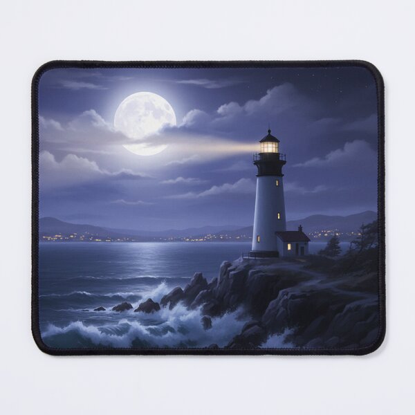 Item preview, Night Lighthouse designed and sold by Azrora.
