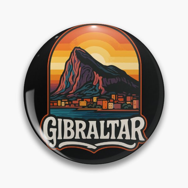Item preview, Viajes retro a Gibraltar designed and sold by TomFrontierArt.
