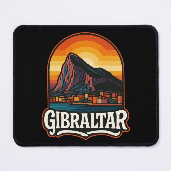 Item preview, Gibraltar Retro Travel designed and sold by TomFrontierArt.