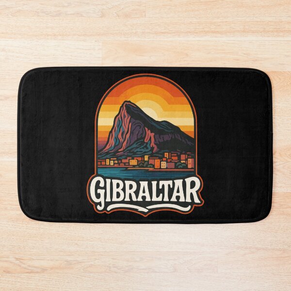 Item preview, Gibraltar Retro Travel designed and sold by TomFrontierArt.