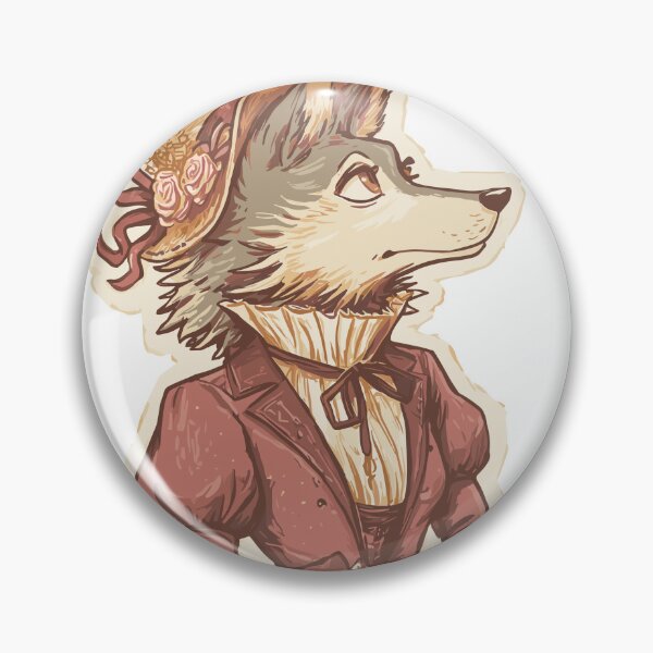 Item preview, Elegant Victorian Era Wolf designed and sold by bapupa.