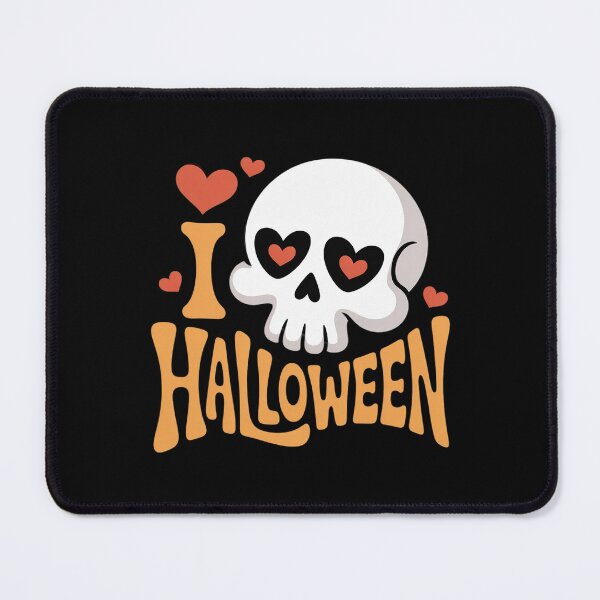 Item preview, Cute Skull I Love Halloween Scary Spooky Fun designed and sold by CultureSpec.