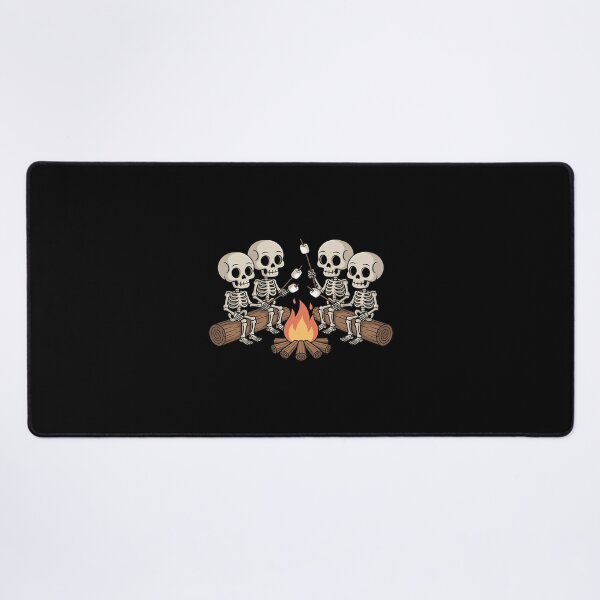 Item preview, Cute Skeletons Marshmallow Campfire Camping Lovers Halloween designed and sold by CultureSpec.
