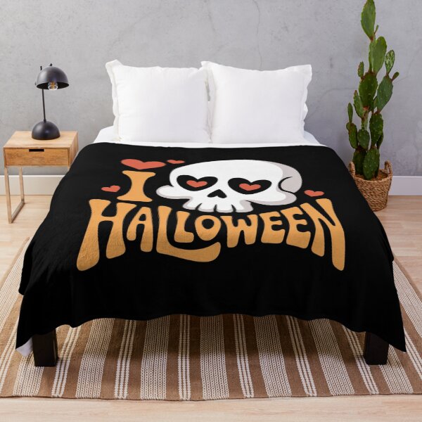 Item preview, Cute Skull I Love Halloween Scary Spooky Fun designed and sold by CultureSpec.