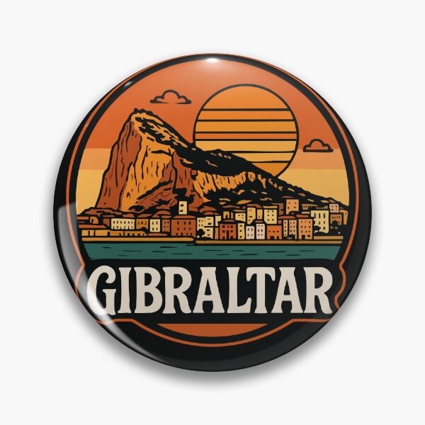 Item preview, Gibraltar Retro Vintage Travel designed and sold by TomFrontierArt.