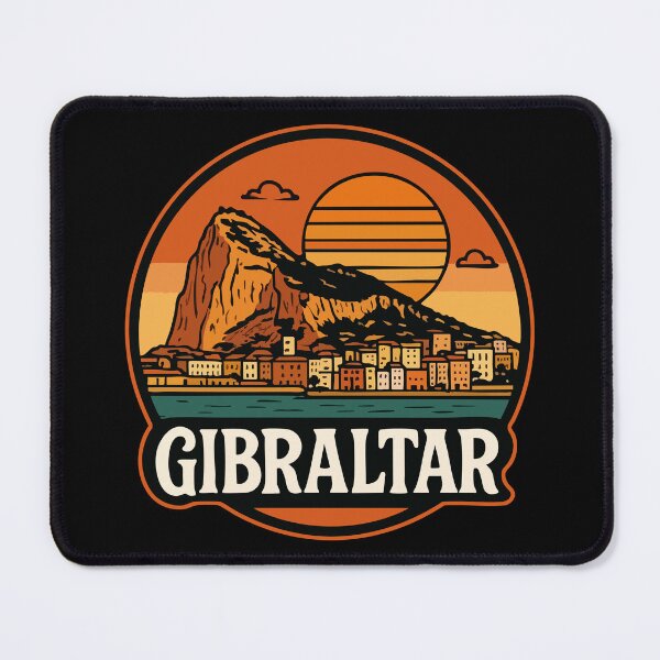 Item preview, Gibraltar Retro Vintage Travel designed and sold by TomFrontierArt.