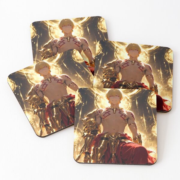 Item preview, Gilgamesh Fate Stay Night Anime Glorious Golden Power designed and sold by Raslbazola.