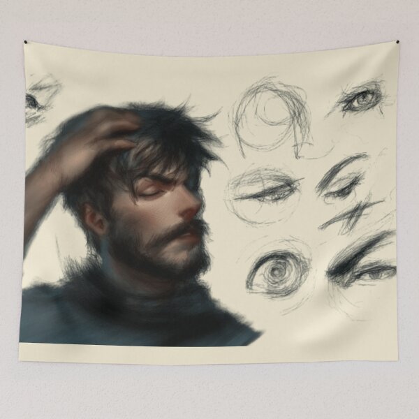 Item preview, Overthinking Artist – Sketchy Mind Study designed and sold by Cairo-Ink.