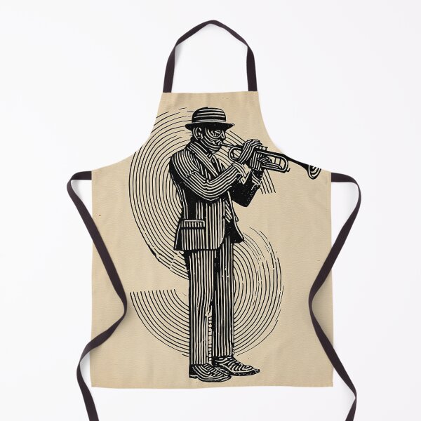 Item preview, Jazz Musician Playing Trumpet designed and sold by lautir.